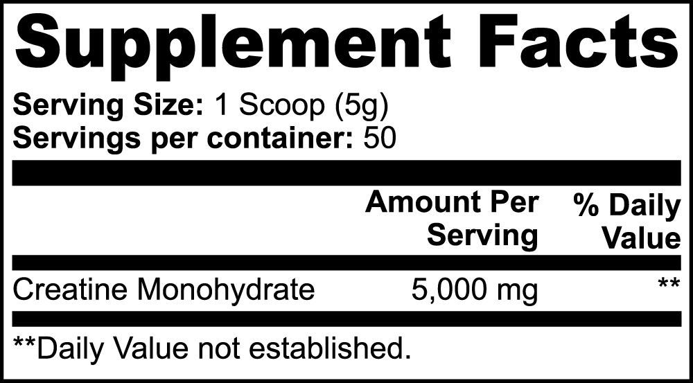 Fortify Creatine Monohydrate